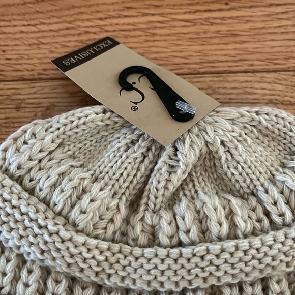 CC Knit Beanie Hat - Picture 3 of 5
